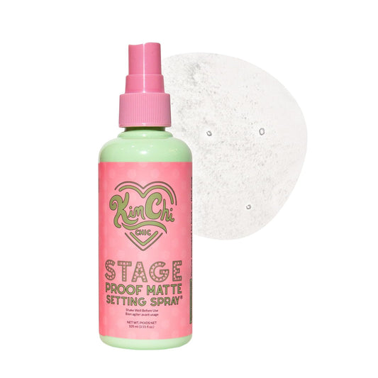 Kimchi Chic Beauty Stage Proof Matte Setting Spray – Long Lasting Makeup Finishing Mist, Shine Control & Smooth Matte Finish, 3.55 fl oz