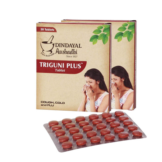 Dindayal Aushadhi Triguni Plus (Pack of 2) 60 Tab