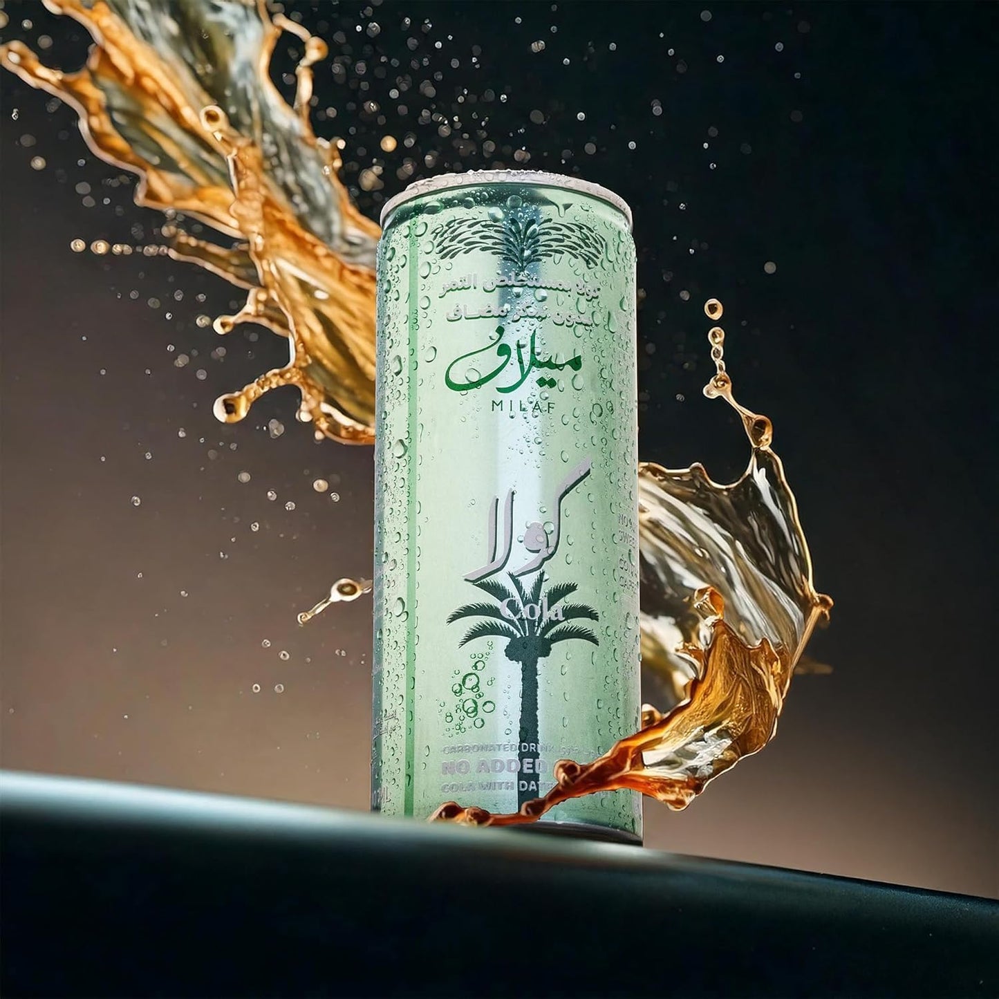 Milaf Colas Carbonated Soft Drink with Dates Extract | Naturally Sweetened & Refreshing | 240ml x Pack of 3 (Imported)