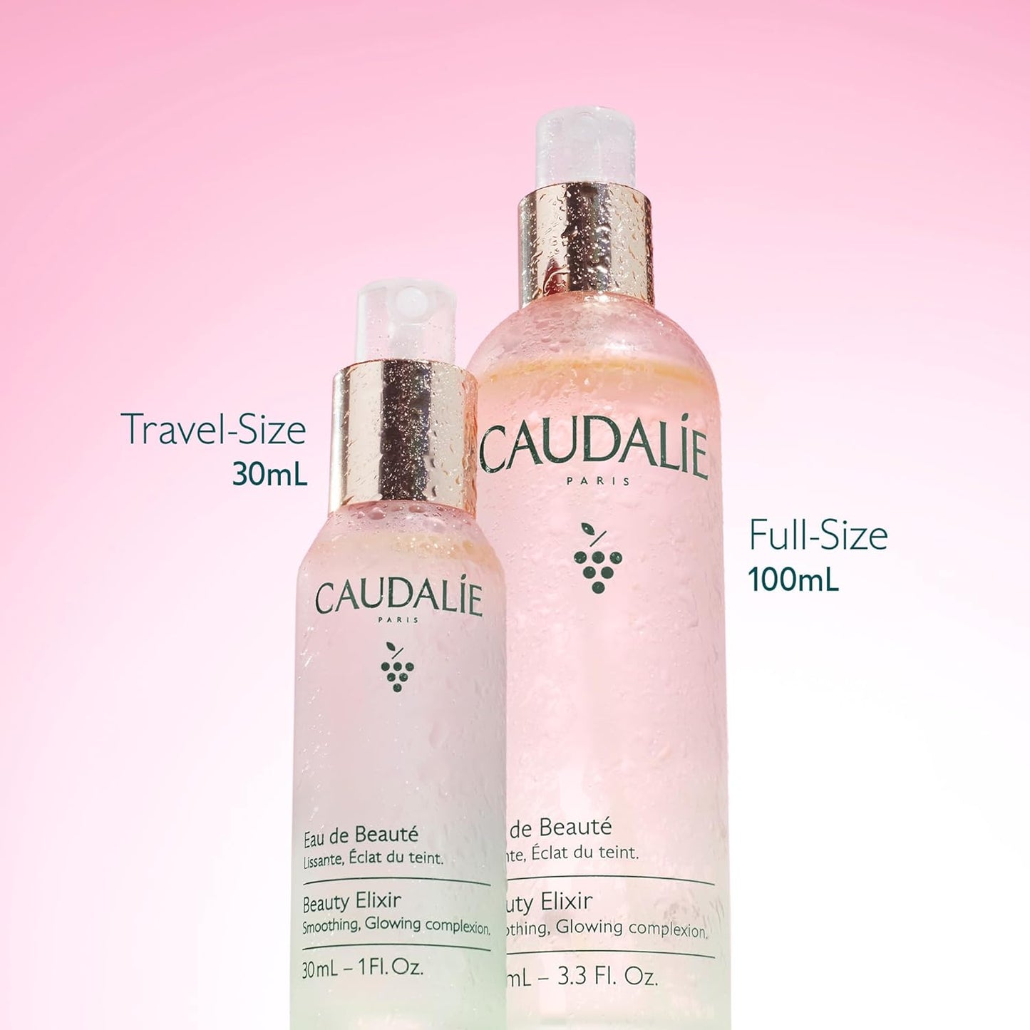 Caudalie Beauty Elixir Face Mist – Pore-Tightening Toner & Makeup Setting Spray (30mL)
