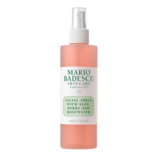Mario Badescu Facial Spray with Aloe, Herbs & Rosewater – Hydrating Face Mist, 8oz