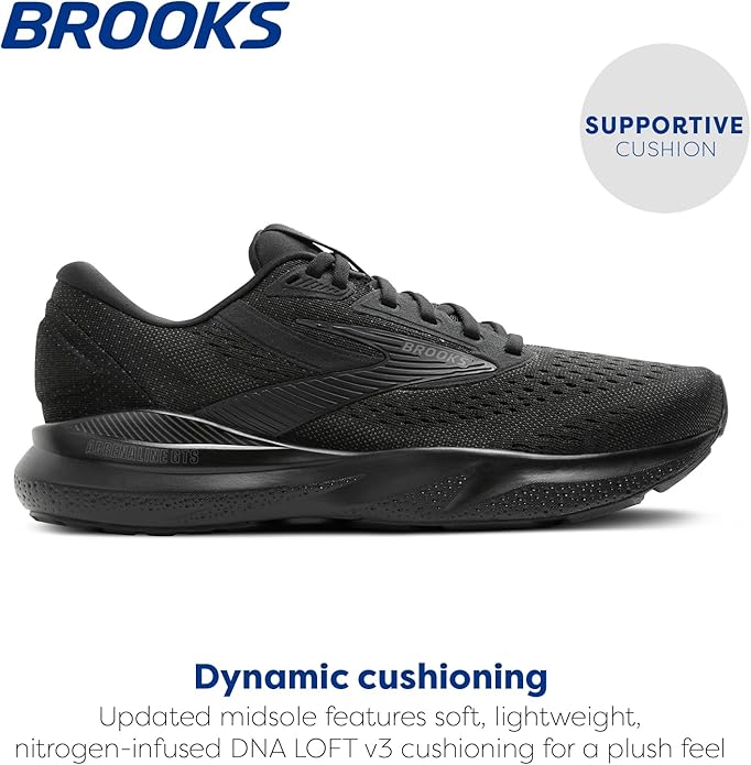 Brooks Men’s Adrenaline GTS 24 Running Shoes – Supportive Cushioning & Smooth Stride