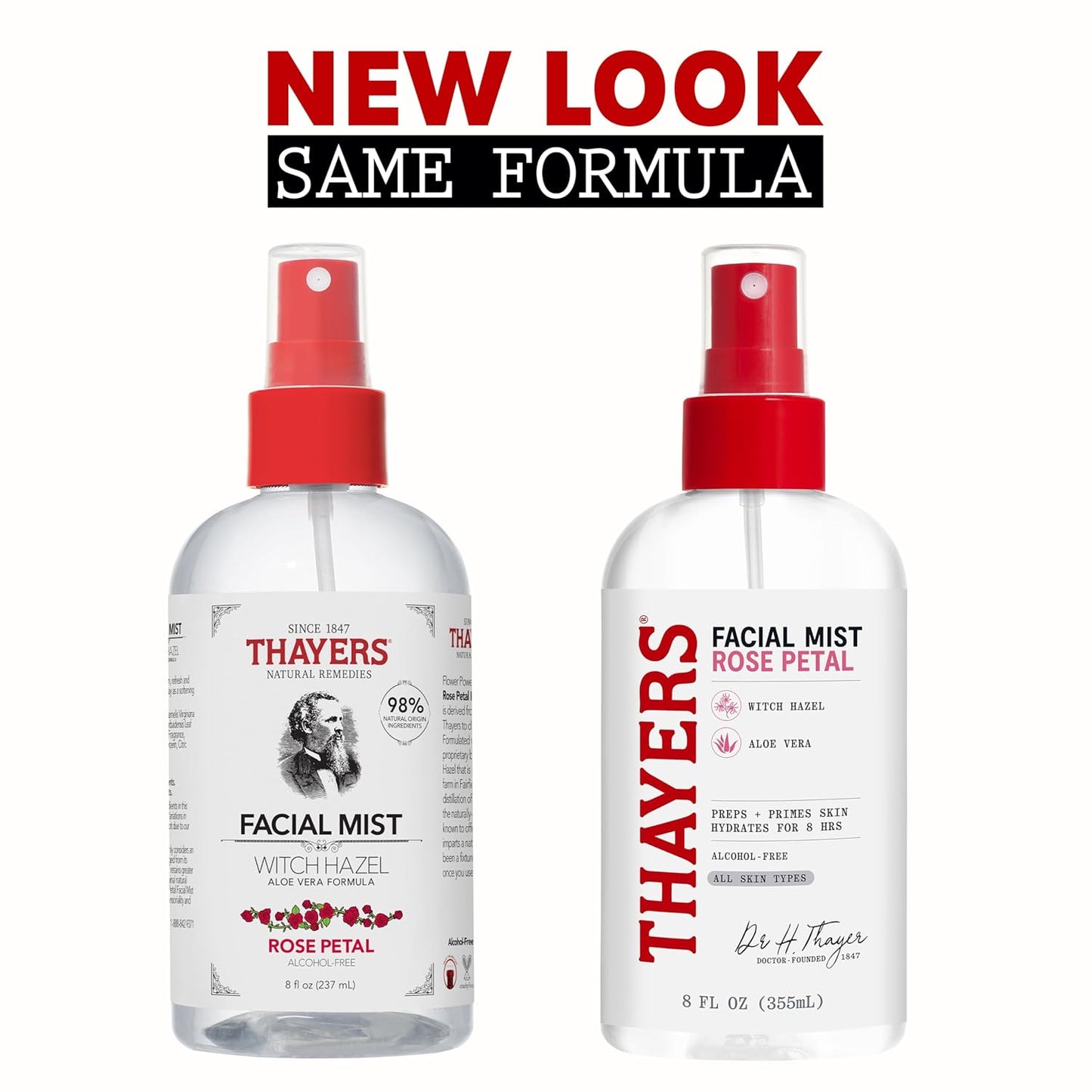 Thayers Alcohol-Free Witch Hazel Facial Mist Toner with Aloe Vera & Rose Petal – 8 oz