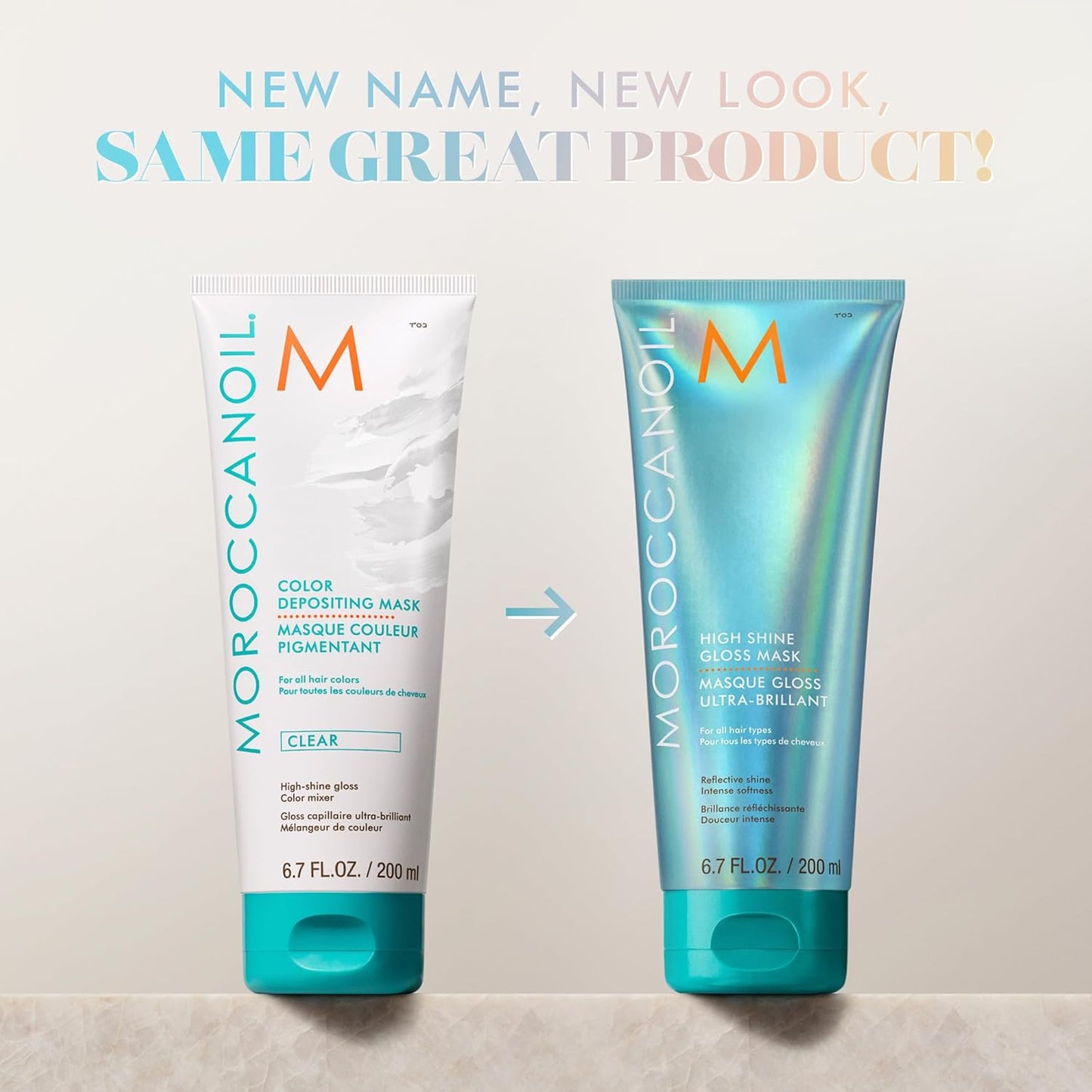 Moroccanoil High Shine Gloss Mask – ArganID™ Technology for Soft, Healthy & Color-Protected Hair – 2.5 oz