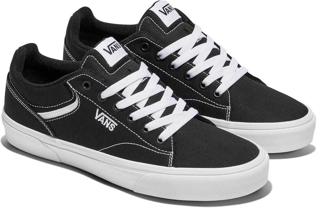 Vans Men’s Seldan Sneakers – Retro Court Style with Everyday Comfort