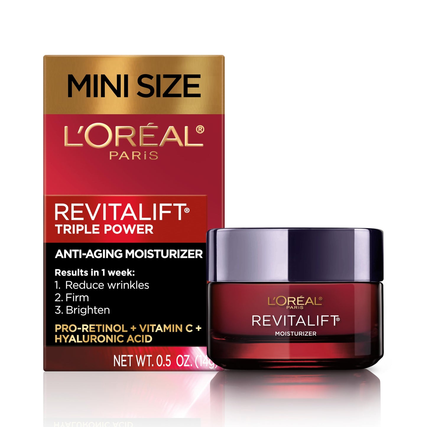 L'Oreal Paris Revitalift Triple Power Face and Neck Moisturizer, Anti Aging Face Cream with Broad Spectrum SPF 30, Pro-Retinol, Hyaluronic Acid and Vitamin C, 1 Kit
