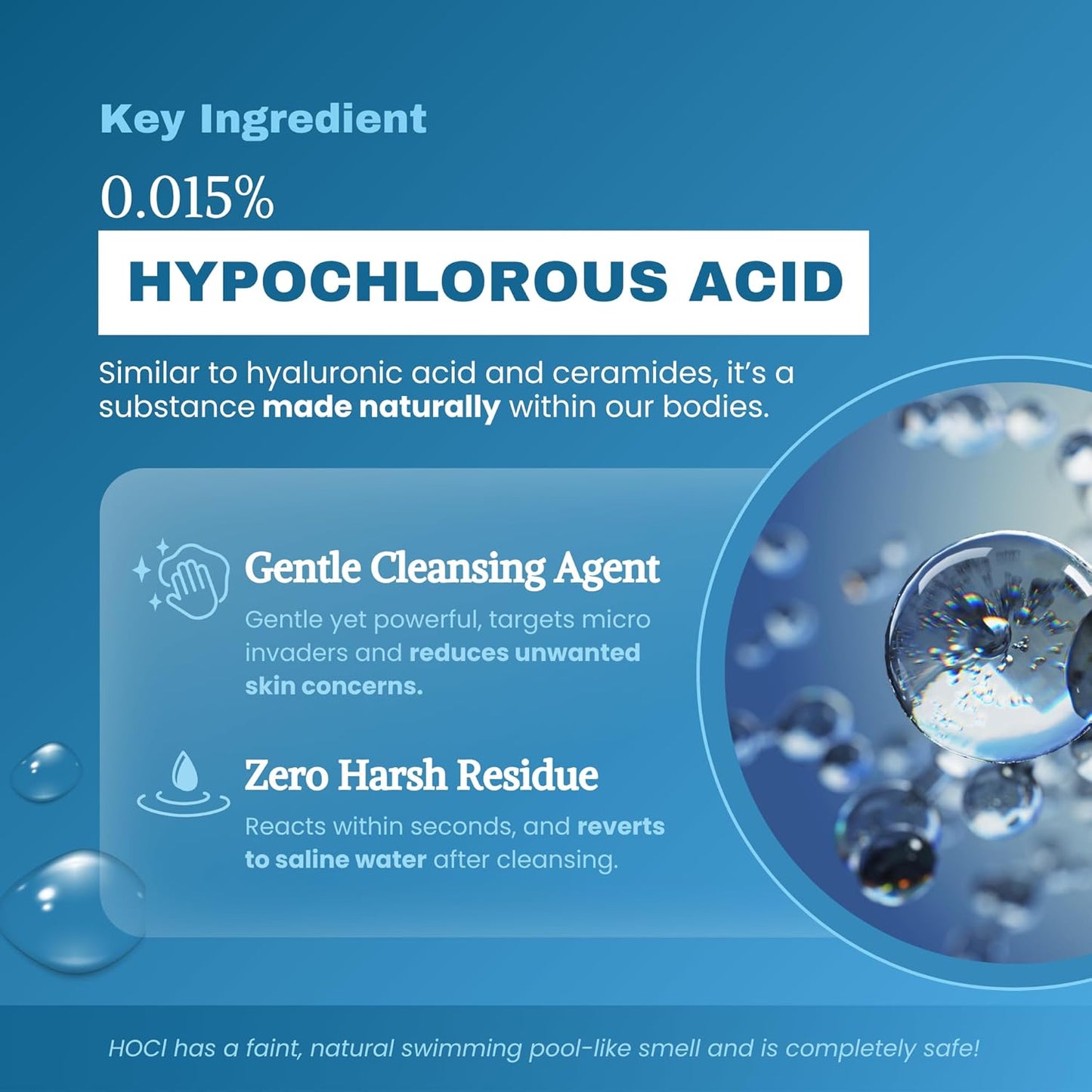 Hypochlorous Acid Spray 6.8 oz – HOCl Face & Skin Mist for Acne, Eczema, Redness & Irritation Relief – Multi-Purpose Cleanser & Soothing Spray
