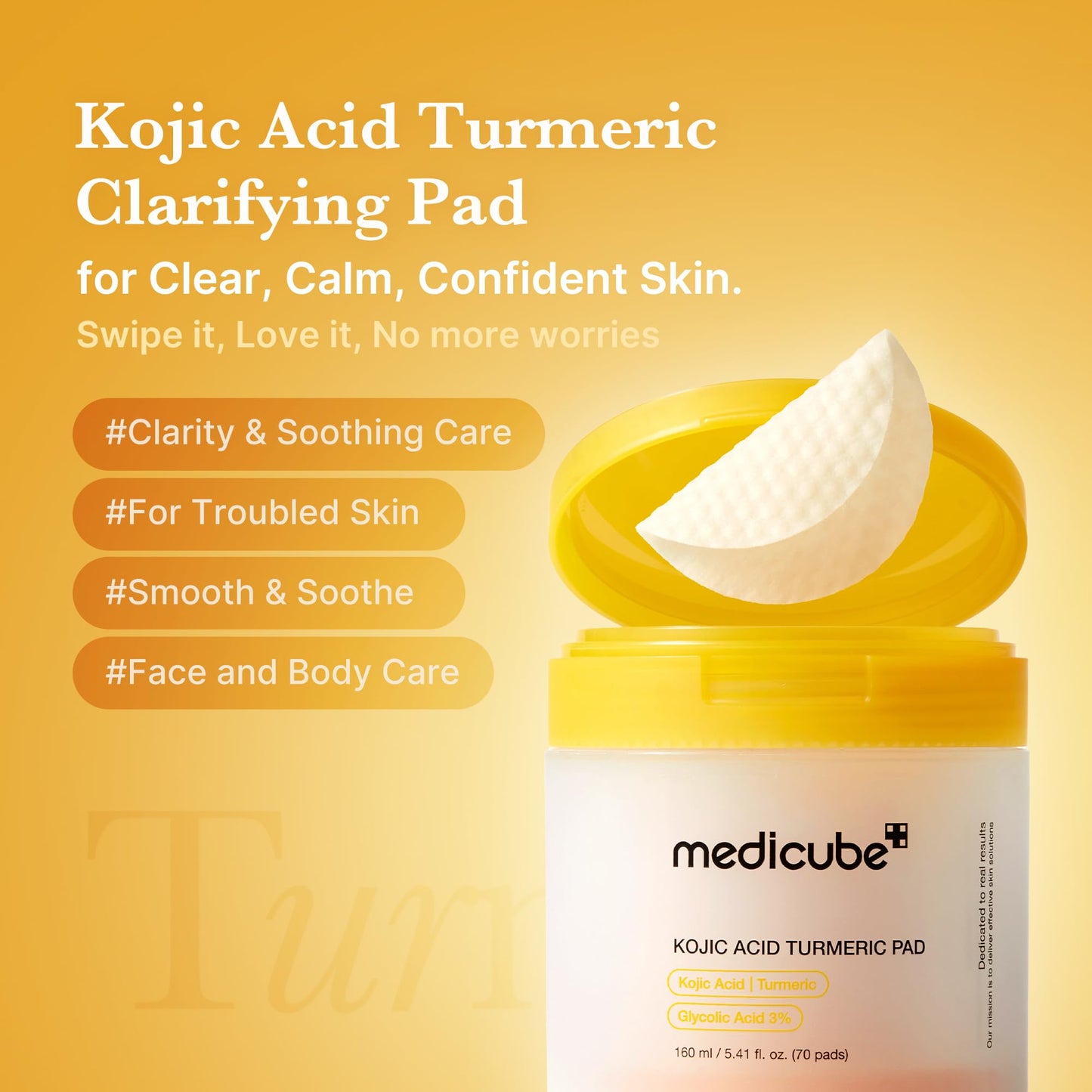 Medicube Salmon DNA PDRN Pink Collagen Jelly Pad – Korean Gel Toner Pads with Niacinamide, Retinol & Madecassoside for Radiance, Soothing & Uneven Skin Tone (70 Pads)