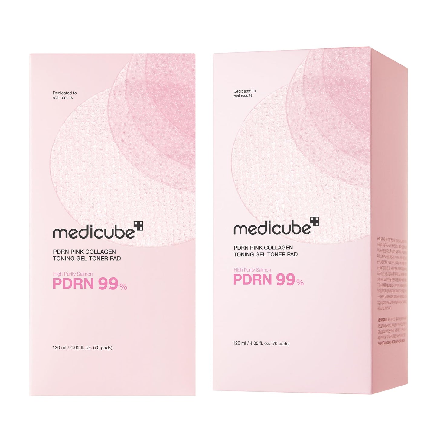 Medicube Salmon DNA PDRN Pink Collagen Jelly Pad – Korean Gel Toner Pads with Niacinamide, Retinol & Madecassoside for Radiance, Soothing & Uneven Skin Tone (70 Pads)