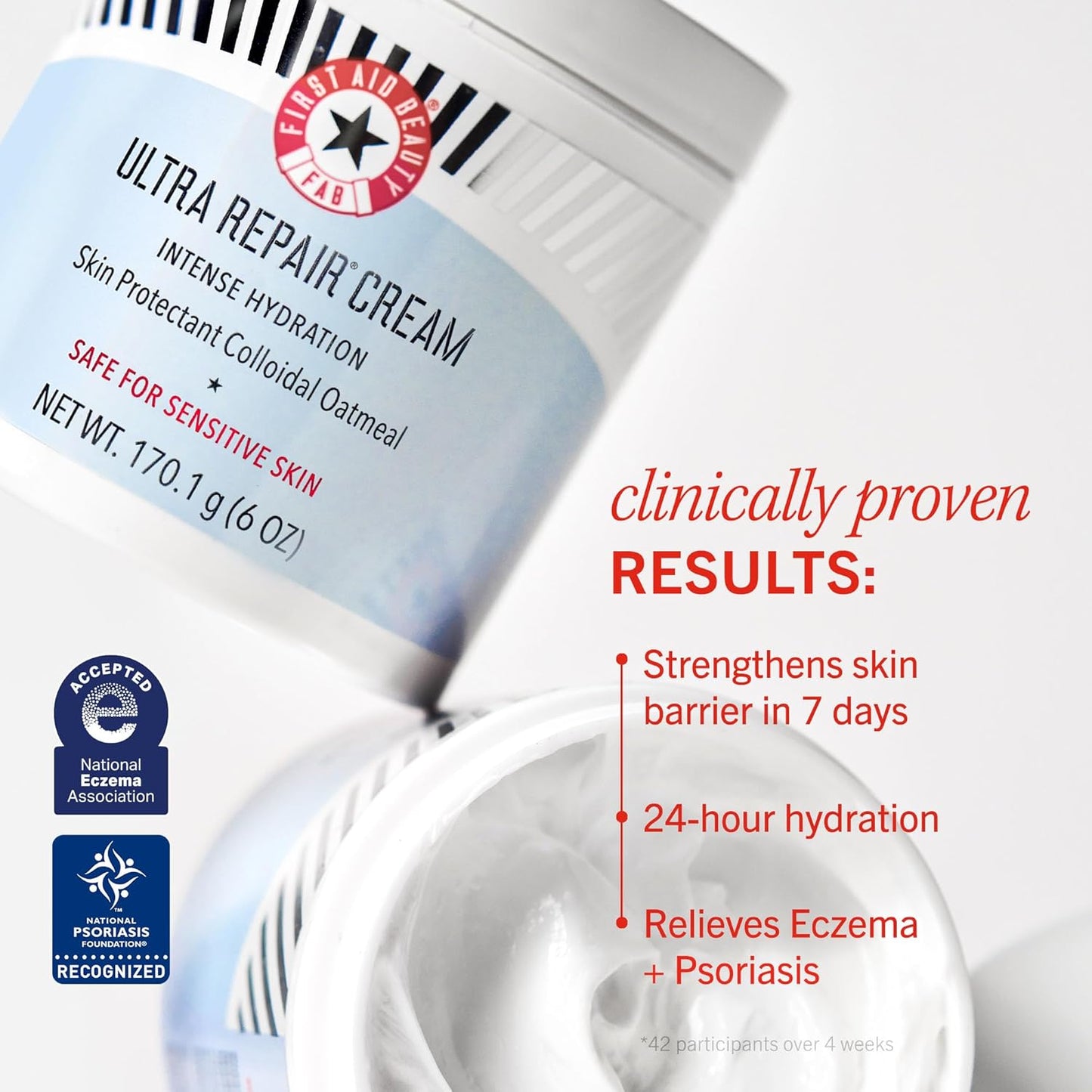 First Aid Beauty Ultra Repair Cream – Intense Hydration & Skin Barrier Support