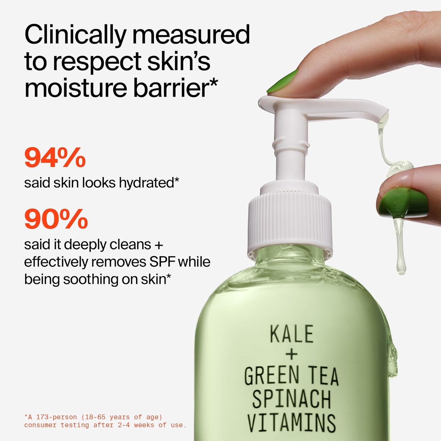 Youth To The People Superfood Facial Cleanser – Kale + Green Tea Daily Face Wash with Antioxidants for Glowing Skin & Pore Care, 227g
