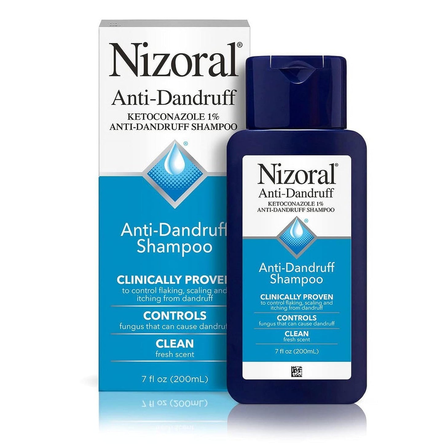 Nizoral Anti-Dandruff Shampoo & Deep Moisturizing Conditioner Bundle – Clinically Proven with Ketoconazole 1% & 7 Moisturizers (7oz + 9.4oz)