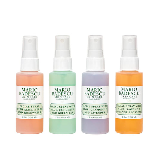 Mario Badescu Facial Spray Collection – Rose, Cucumber, Lavender & Orange Blossom Hydrating Mist – 59ml