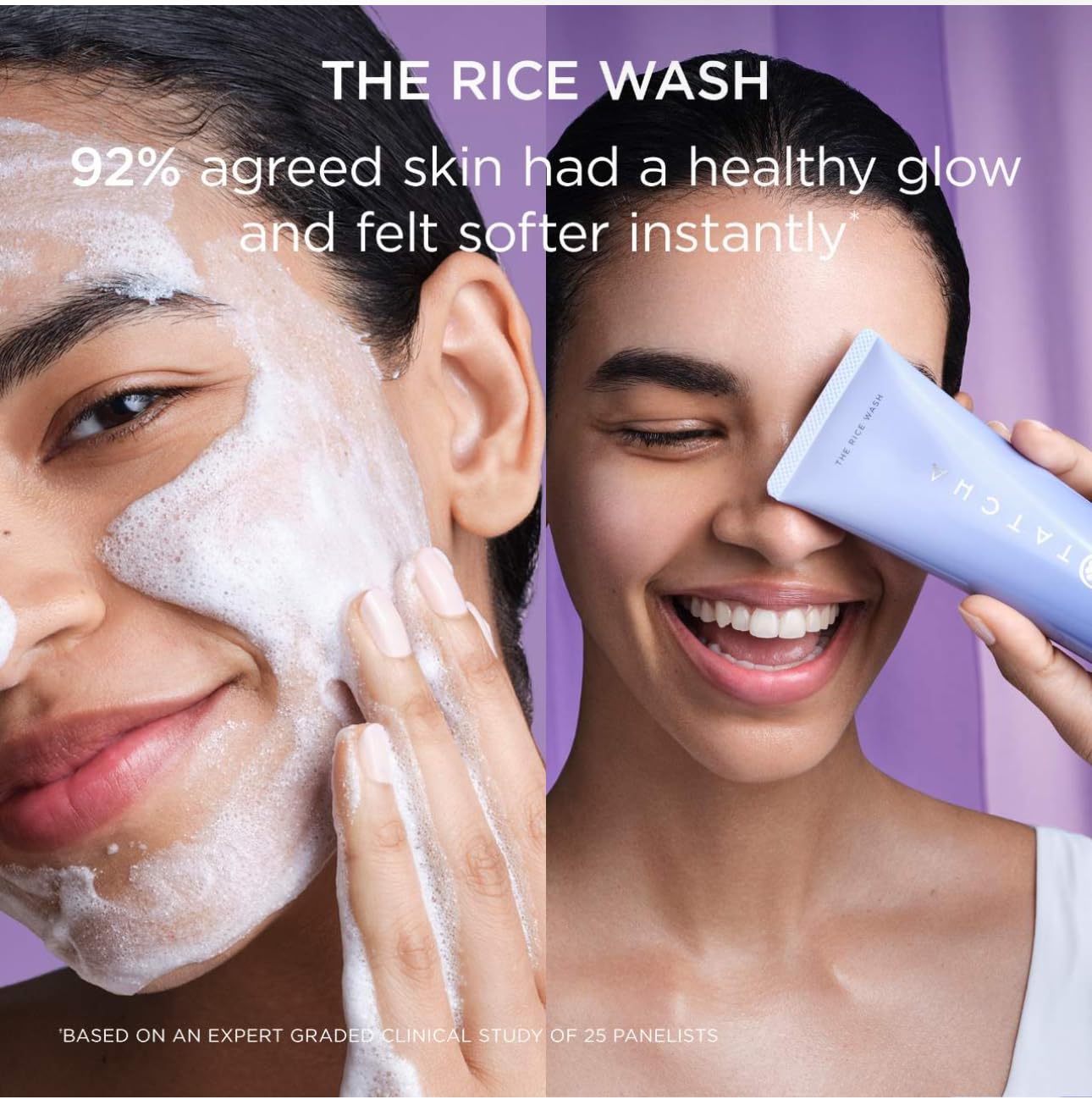 Tatcha The Rice Wash – Soft Cream Facial Cleanser for Radiant, Luminous Skin, 4oz