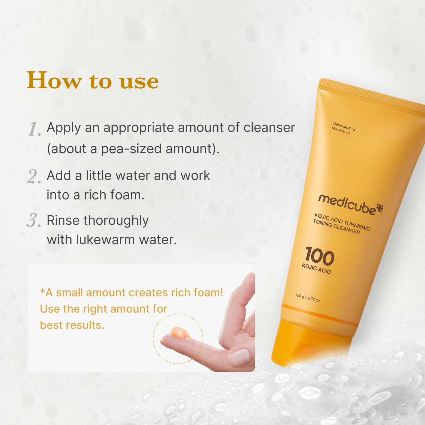 Medicube PDRN Marshmallow Whip Cleanser – Korean Hydrating Foam Face Wash with Niacinamide & Hyaluronic Acid for Pore Care, Uneven Skin Tone & Radiant Glow (143g)