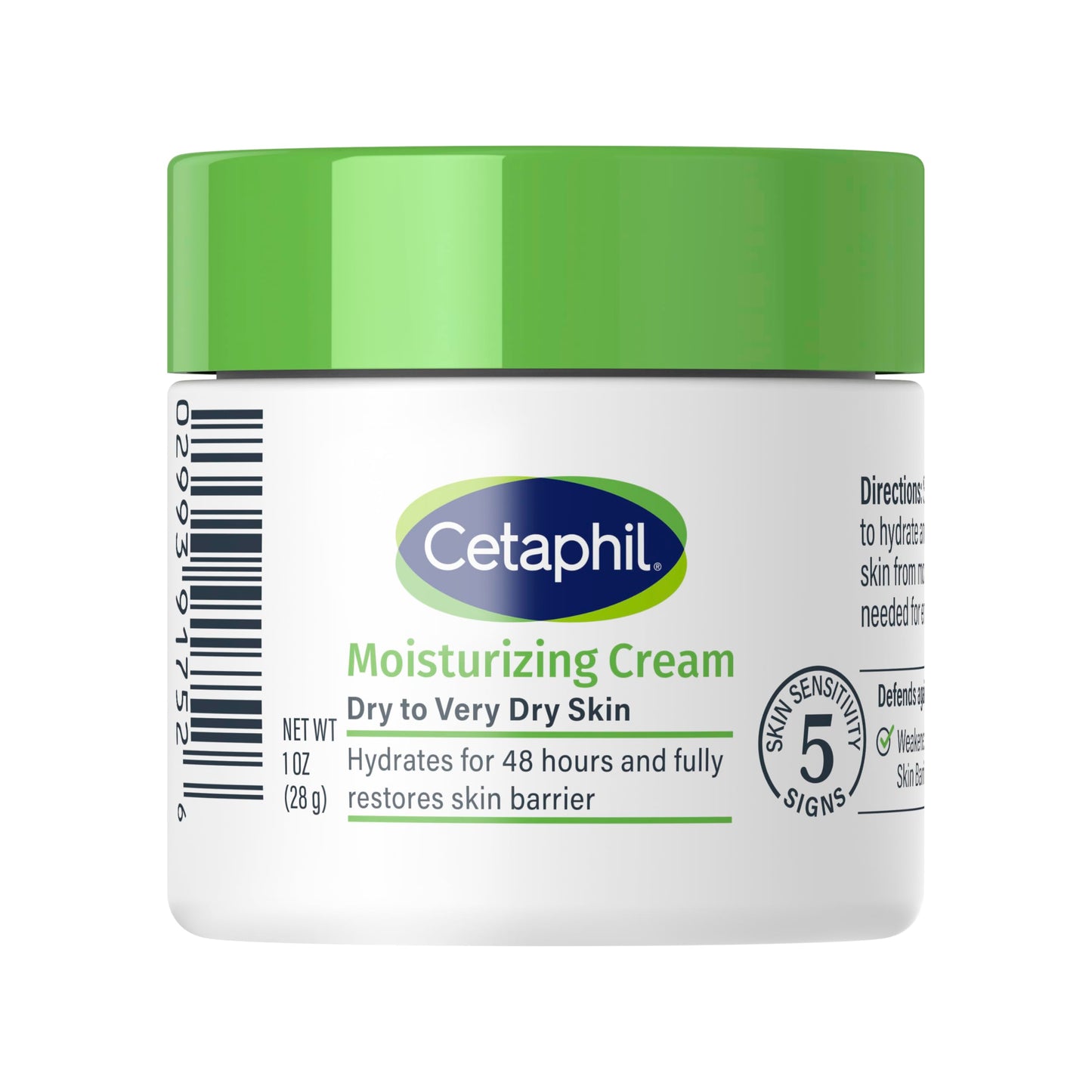 Cetaphil Face & Body Moisturizing Cream – 48H Hydration for Dry to Very Dry, Sensitive Skin, 16oz 2-Pack, Fragrance-Free, Dermatologist Recommended