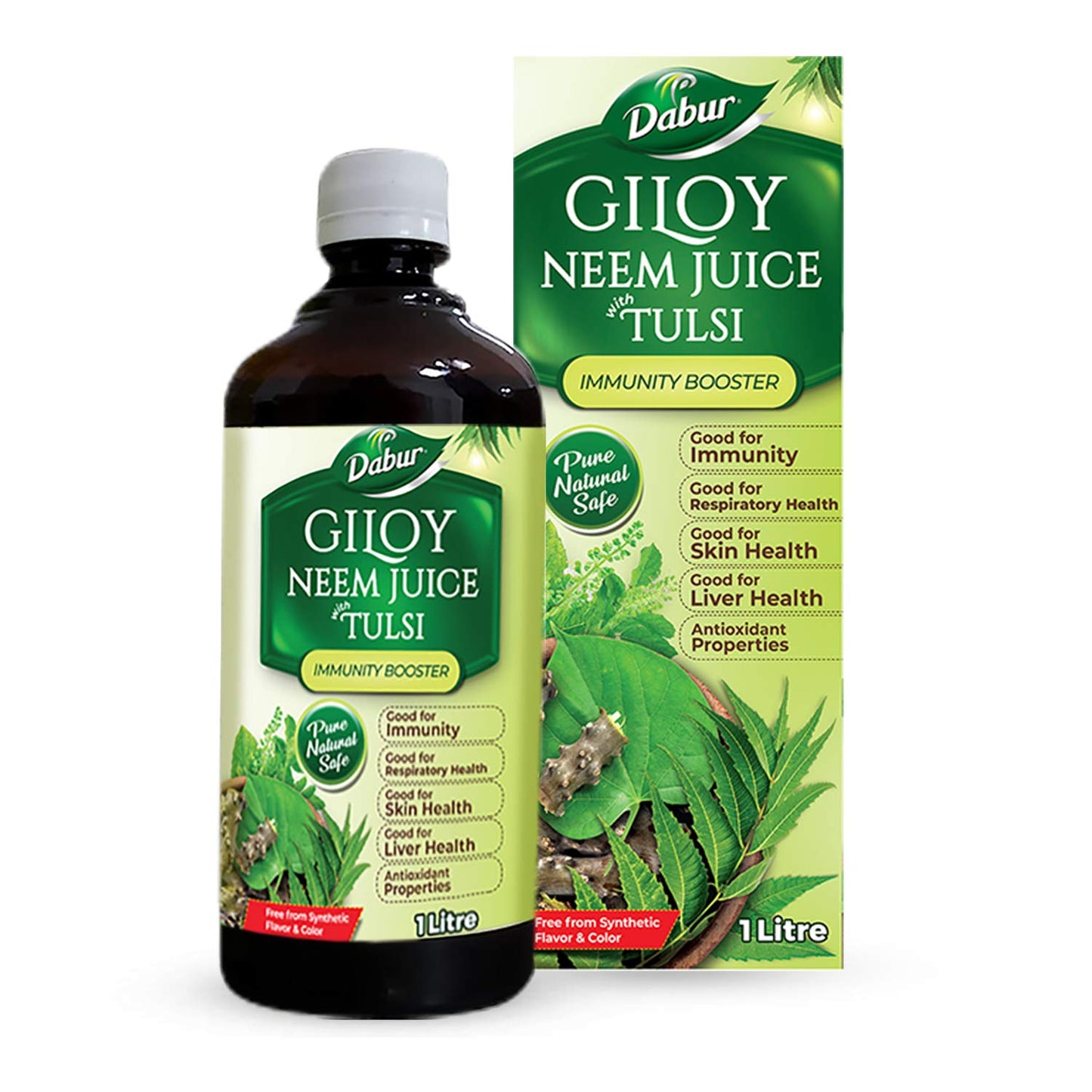 Dabur Jamun Neem Karela Juice - 1L | Helps Control Blood Sugar Level & Reduces Bad Cholesterol | Good for Metabolic & Digestive Health | Ayurvedic Health Juice For Diabetic Care