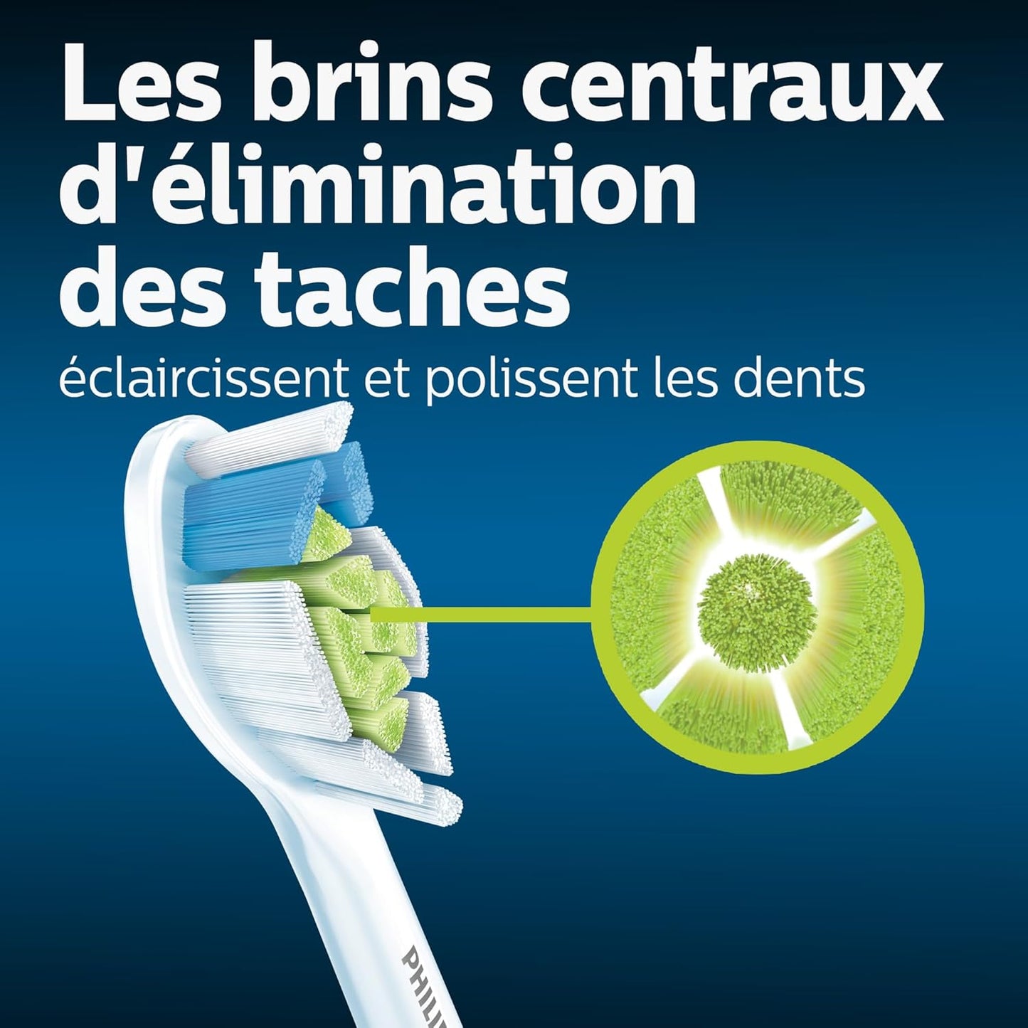 Philips Sonicare Optimal Whitening BrushSync Heads | Pack of 8 | Compatible with All Sonicare Handles