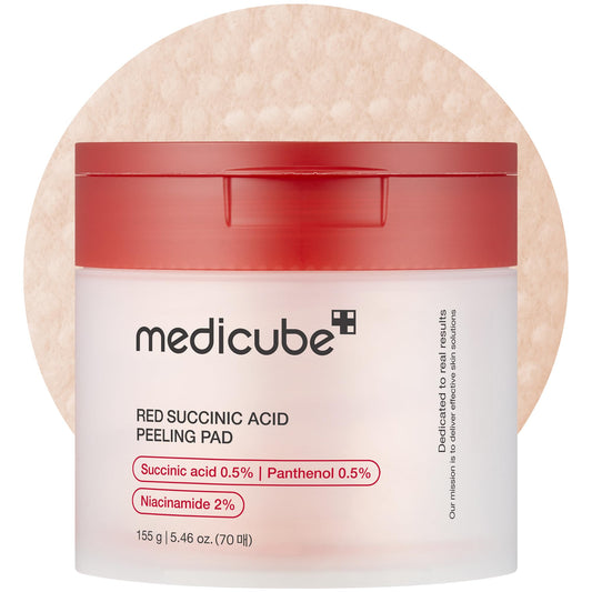 Medicube Salmon DNA PDRN Pink Collagen Jelly Pad – Korean Gel Toner Pads with Niacinamide, Retinol & Madecassoside for Radiance, Soothing & Uneven Skin Tone (70 Pads)