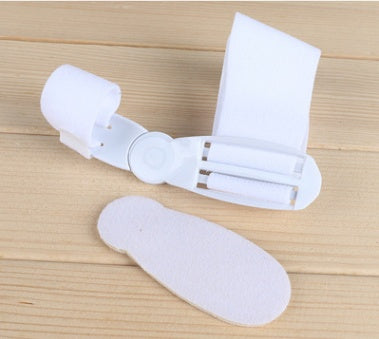 Corrector de hallux valgus LuxuryGlow: férula ajustable para juanetes con separador de dedos