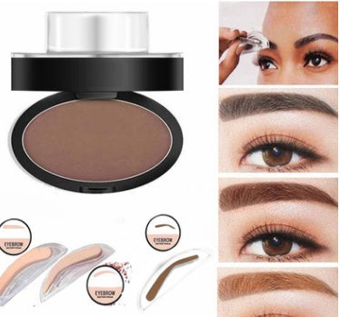 مجموعة ختم الحواجب المقاومة للماء من LuxuryGlow مع قوالب - حواجب طبيعية فورية