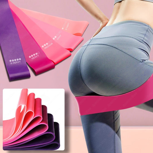 Resistance Bands Sealing Elastic Booty Sport Bodybuilding Rubber Band For Fitness Gym Leagues Equipment Sports Mini Yoga - LUXURY GLOW