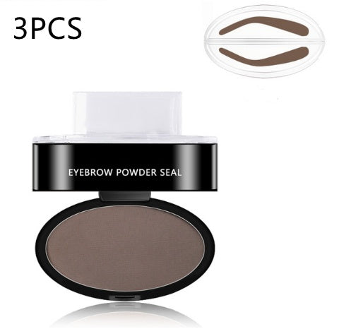 LuxuryGlow Waterproof Eyebrow Stamp Kit with Stencils – Instant Natural Brows