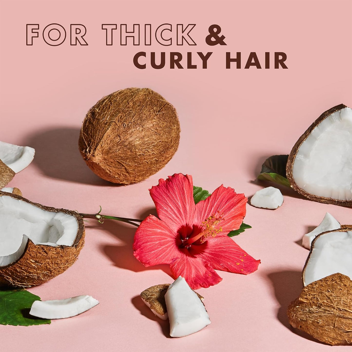 SheaMoisture Coconut & Hibiscus Curl & Shine Shampoo & Conditioner Set – Frizz Control & Curl Definition, Sulfate-Free, 16oz Each