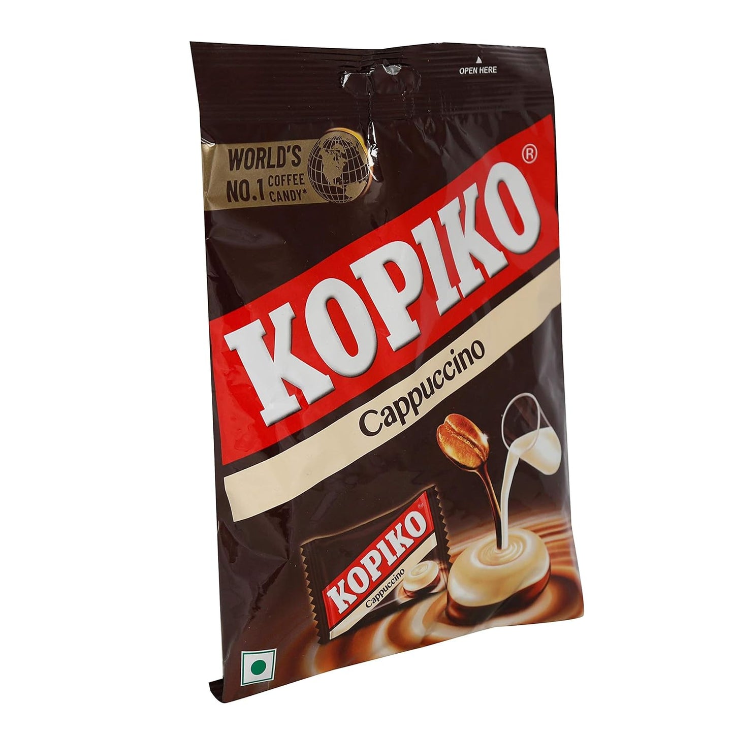 Kopiko Cappuccino Coffee Candy – Real Coffee Extracts, Rich & Creamy Taste, 160g (Imported from Mayora Indonesia)