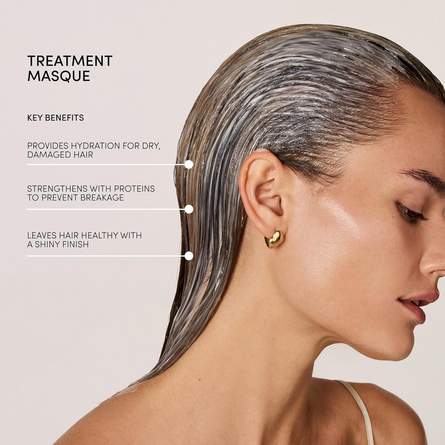 OUAI Fine to Medium Hair Mask – Deep Hydration & Repair for Shiny Hair