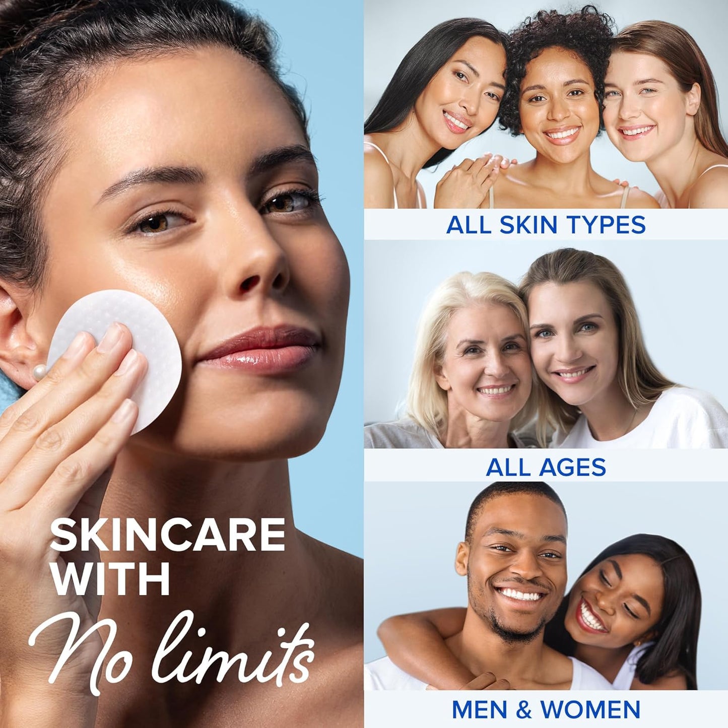 MAREE Glycolic Acid Exfoliating Toner Pads – 50 Count | Deep Pore Cleansing, Anti-Aging, Brightening & Hydrating Facial Peel with Salicylic Acid, Hyaluronic Acid, Tea Tree & Vitamins