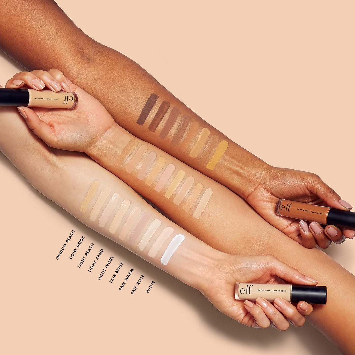 e.l.f. 16HR Camo Concealer – Full Coverage Matte Finish | Crease-Proof, Long-Lasting, Vegan & Cruelty-Free – Tan Walnut (All Skin Types)