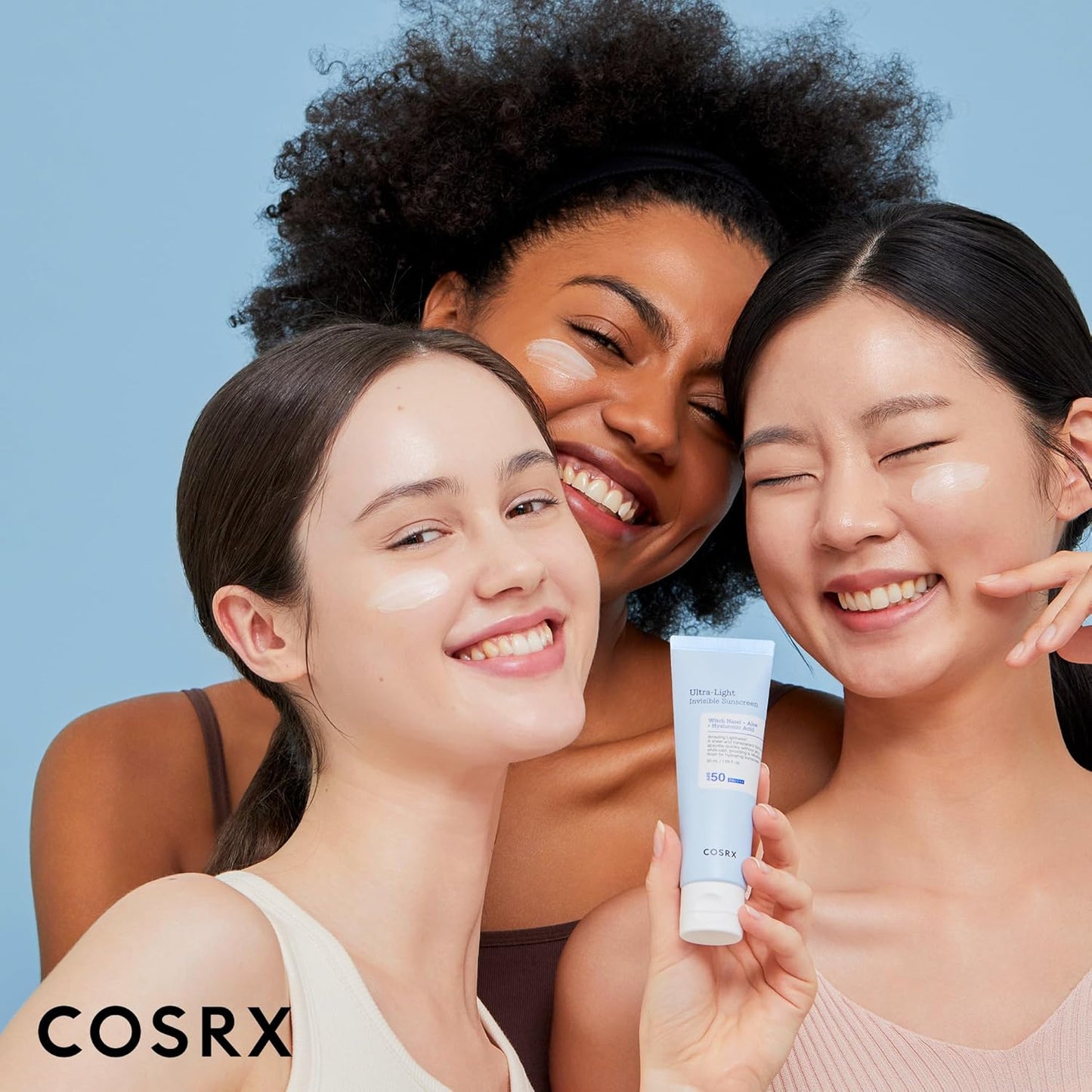 COSRX Ultra-Light Invisible Sunscreen SPF 50 – Hydrating Broad Spectrum UV Protection (55g)