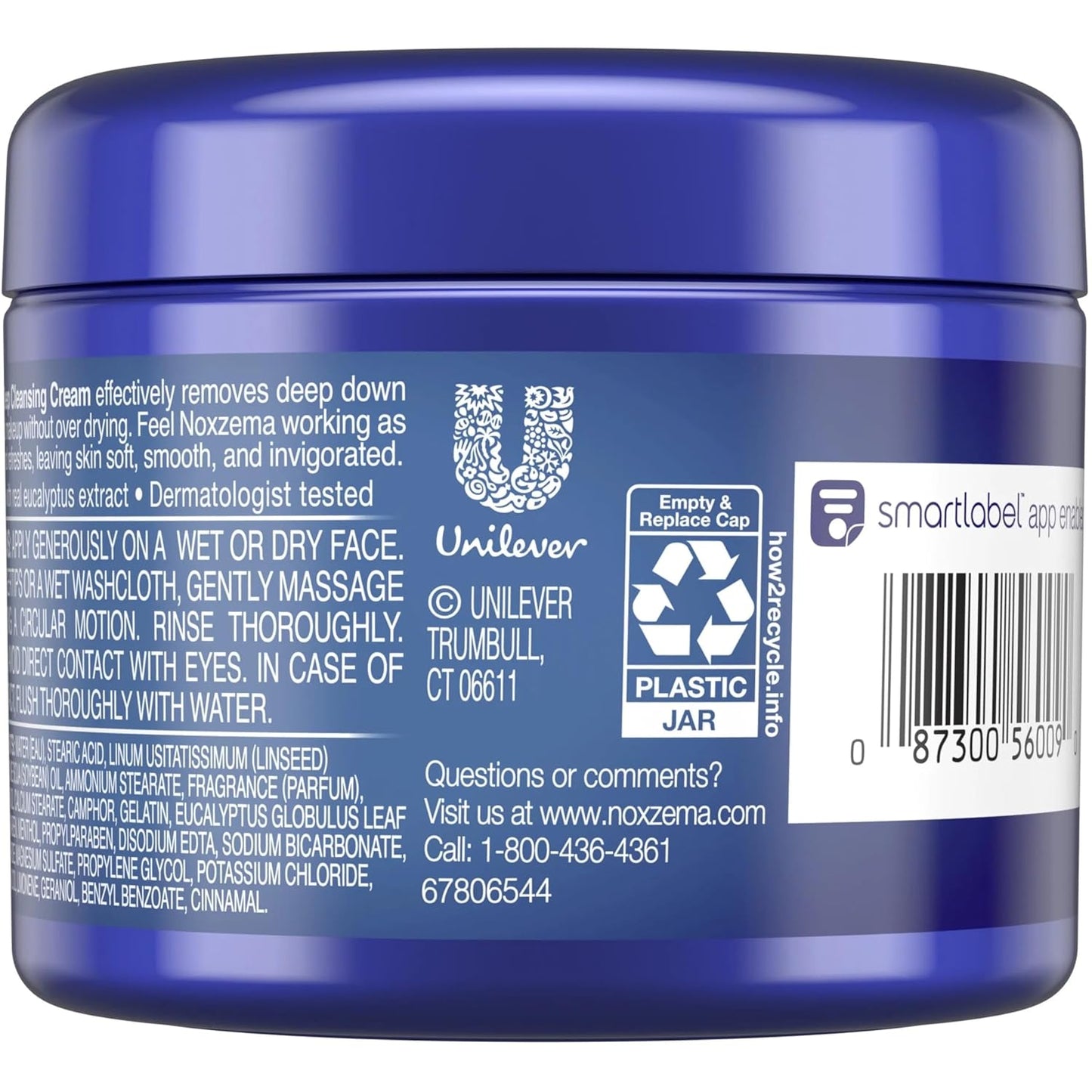 Noxzema Classic Clean Original Deep Cleansing Cream with Eucalyptus, 2oz