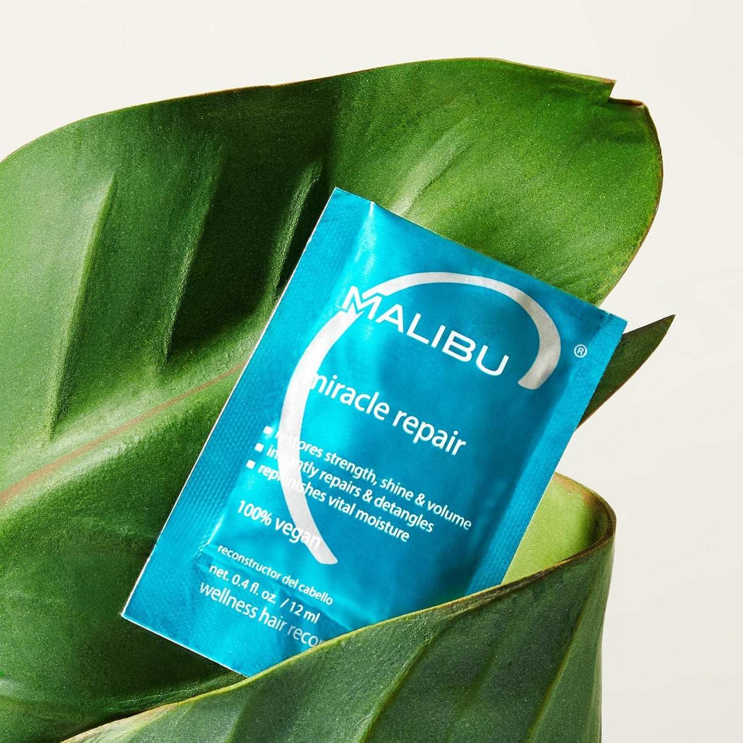 Malibu C Miracle Repair Hair Reconstructor – Protein Treatment with Flax Protein & Vitamin B5 for Damaged, Chemically-Treated Hair