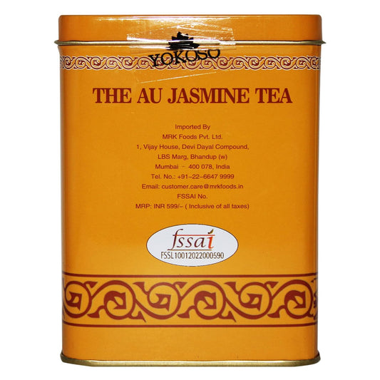 Yokoso Jasmine Green Tea – Premium Loose Leaf, Floral Aroma, 227g Tin