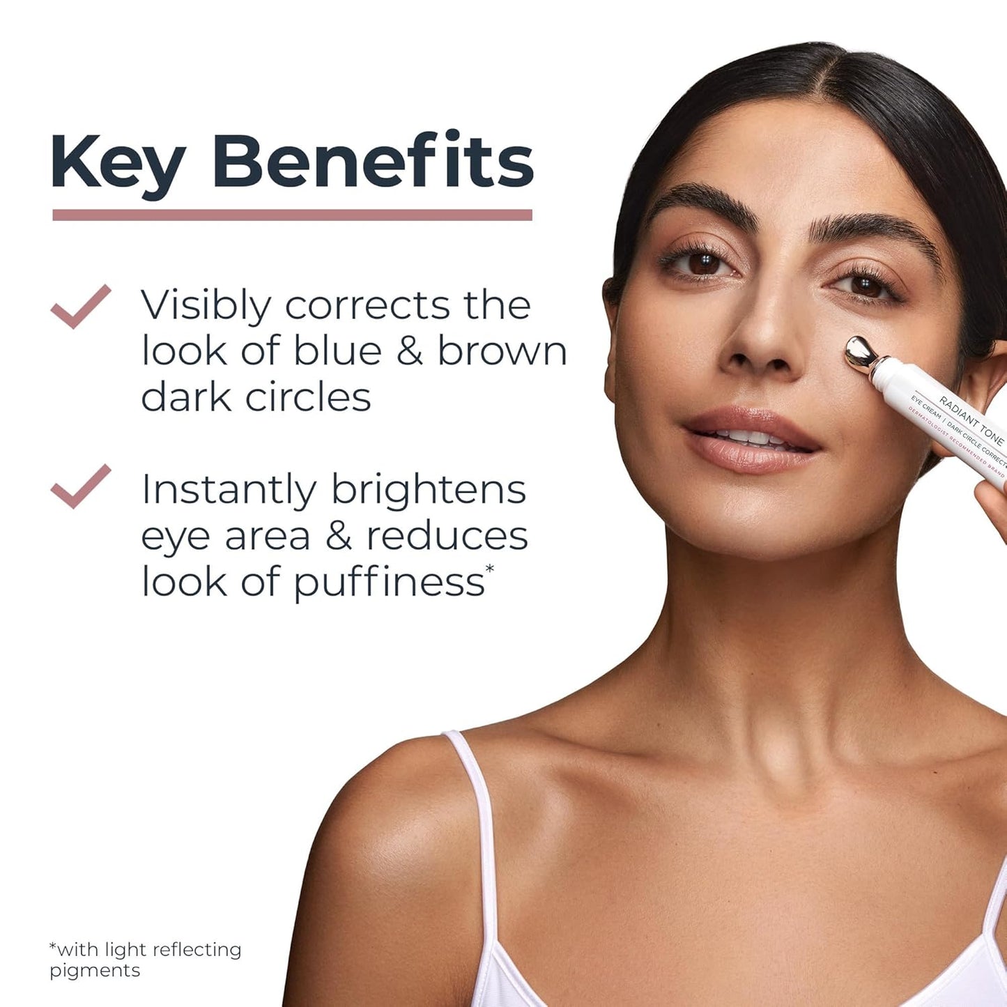 Eucerin Radiant Tone Eye Cream – Dark Circle Corrector with Thiamidol & Hyaluronic Acid (0.5 oz)