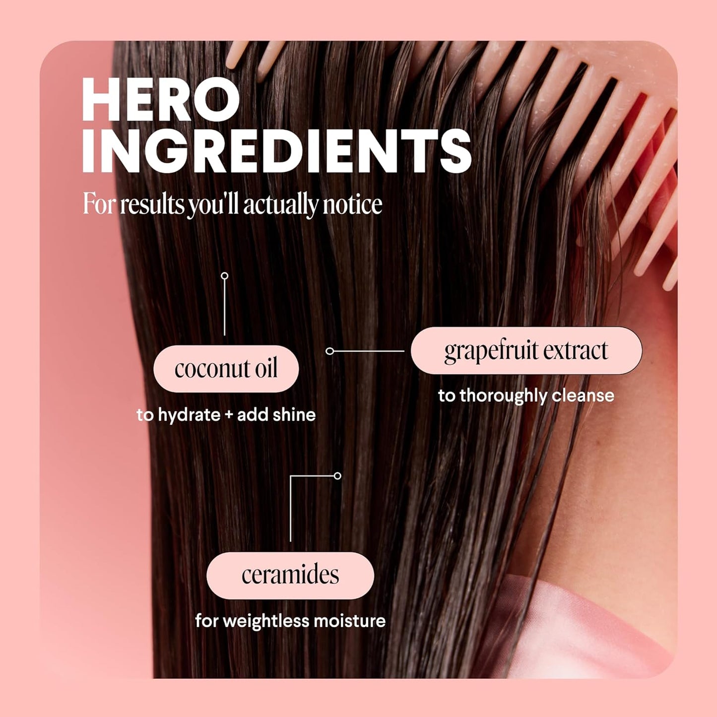 MONDAY HAIRCARE Clarify Shampoo & Conditioner Set – Grapefruit Extract & Ceramides for Oily Hair, Paraben-Free & Cruelty-Free, 12 fl oz x 2