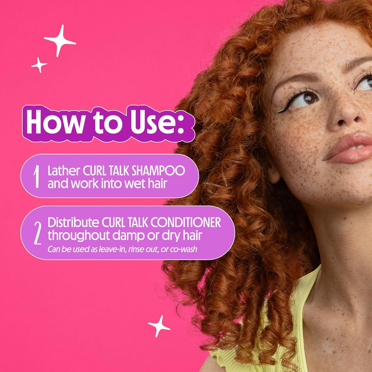 Not Your Mother’s Curl Talk Shampoo & Conditioner Set – 2 Pack (12 fl oz Each) – Hydrating, Moisturizing & Frizz Control for All Curl Types