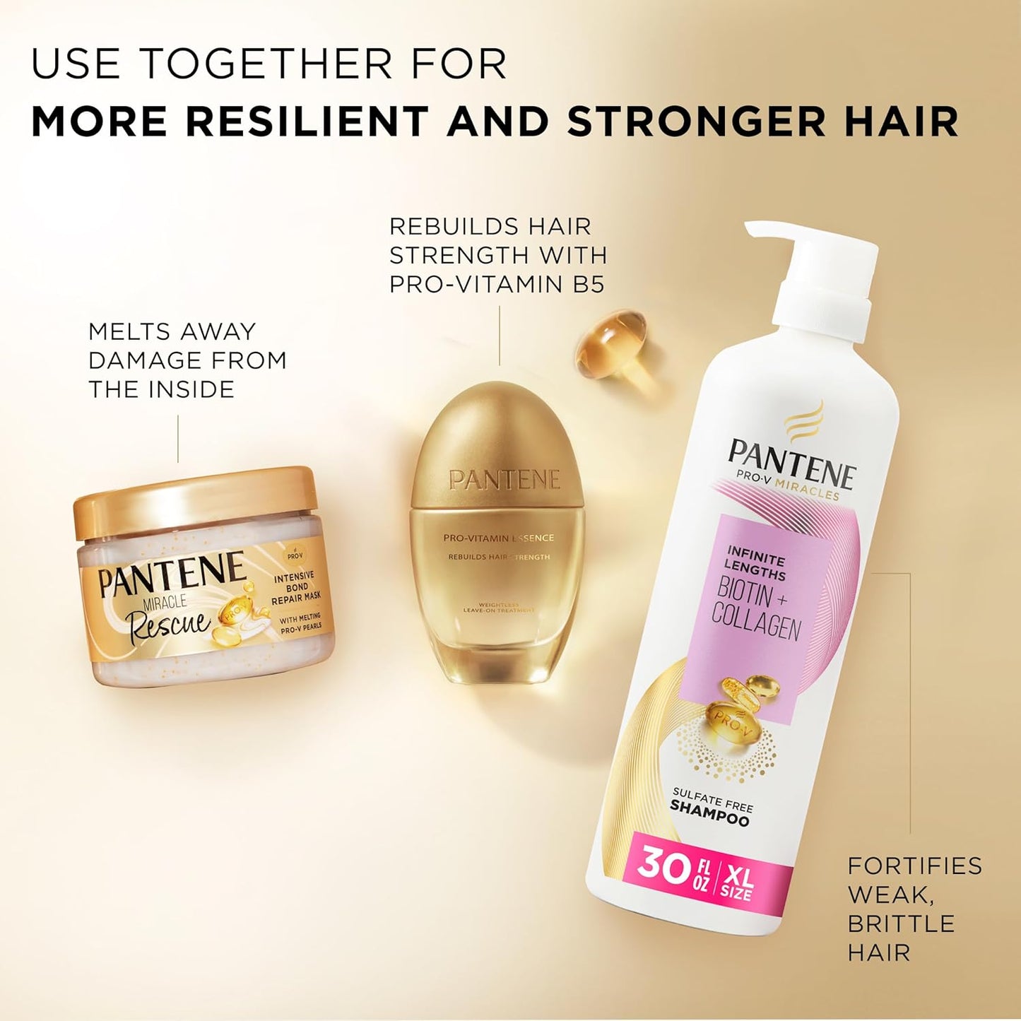 Pantene Miracle Rescue Hair Mask – Intensive Bond Repair for Damaged Hair
