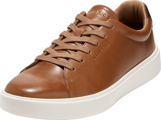 Cole Haan Men’s Grand Crosscourt Traveler Leather Sneakers – Lightweight Comfort