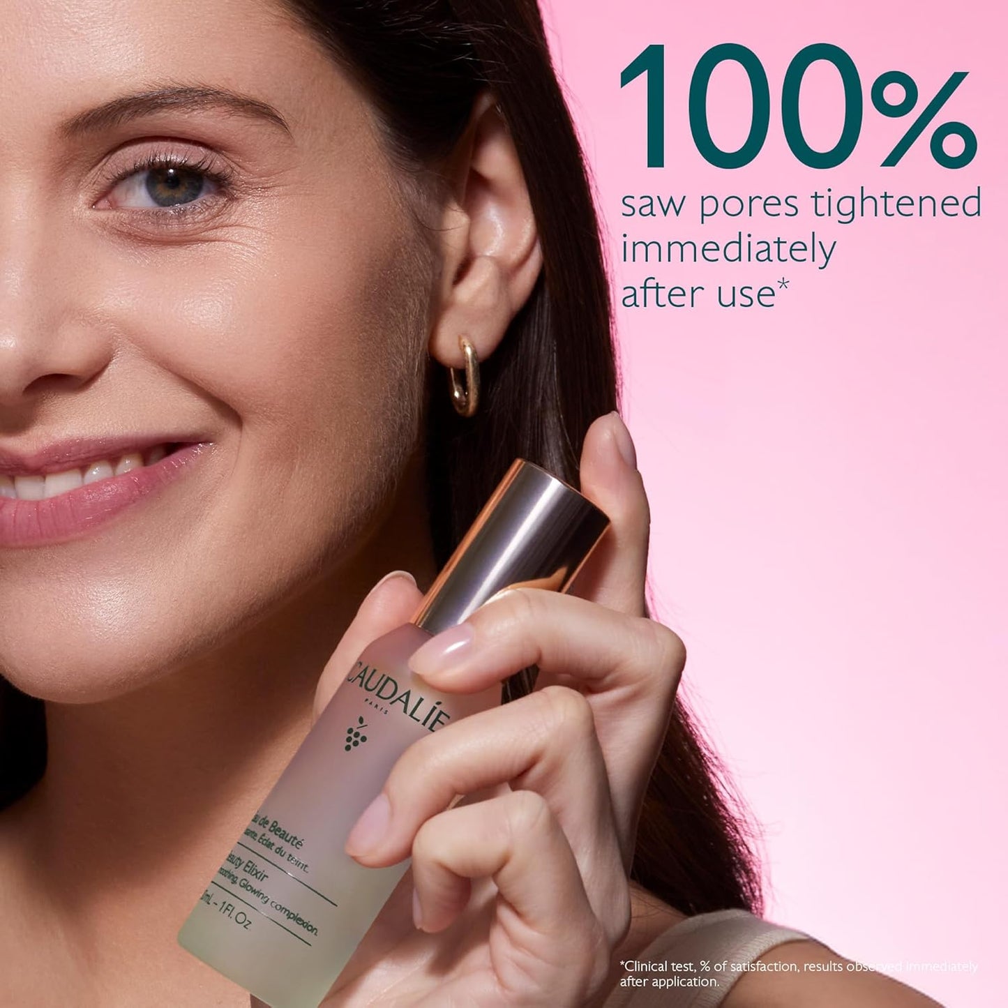 Caudalie Beauty Elixir Face Mist – Pore-Tightening Toner & Makeup Setting Spray (30mL)