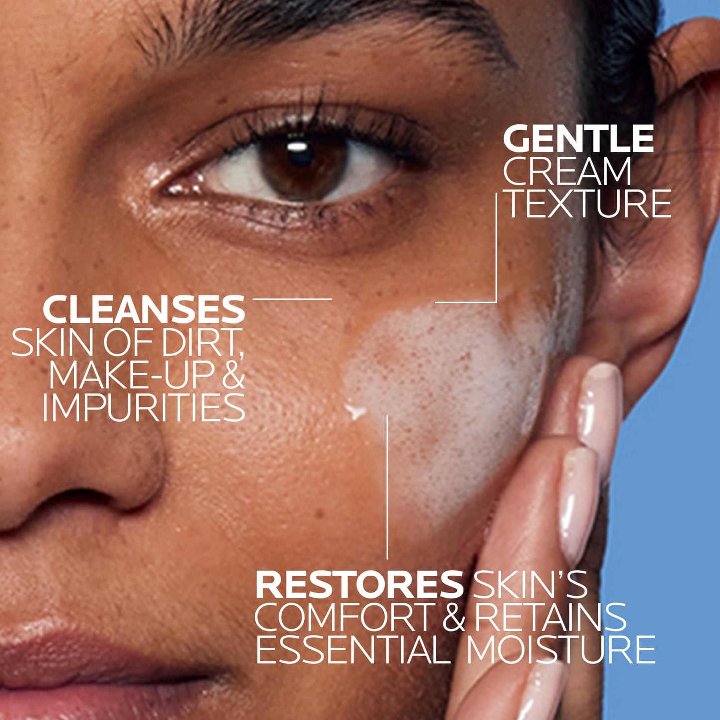 La Roche-Posay Toleriane Hydrating Gentle Face Cleanser with Niacinamide & Ceramides – Daily Hydrating Face Wash for Dry to Normal Sensitive Skin (Fragrance-Free)