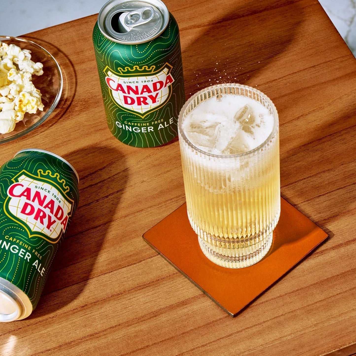 Canada Dry Ginger Ale – Classic Sparkling Soda with Refreshing Ginger Taste 355ml (Pack of 3, Imported)