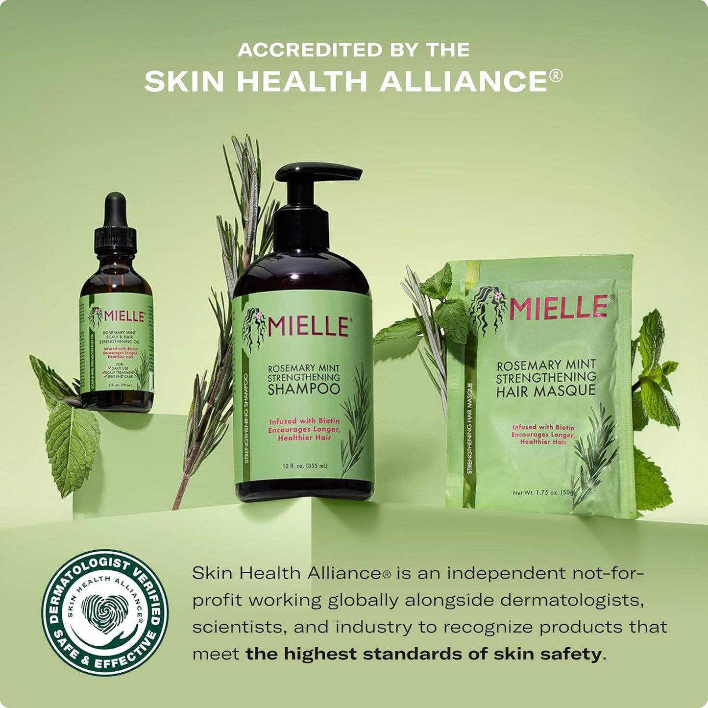 Mielle Organics Rosemary Mint Hair Mask – Strengthen & Hydrate Damaged Hair