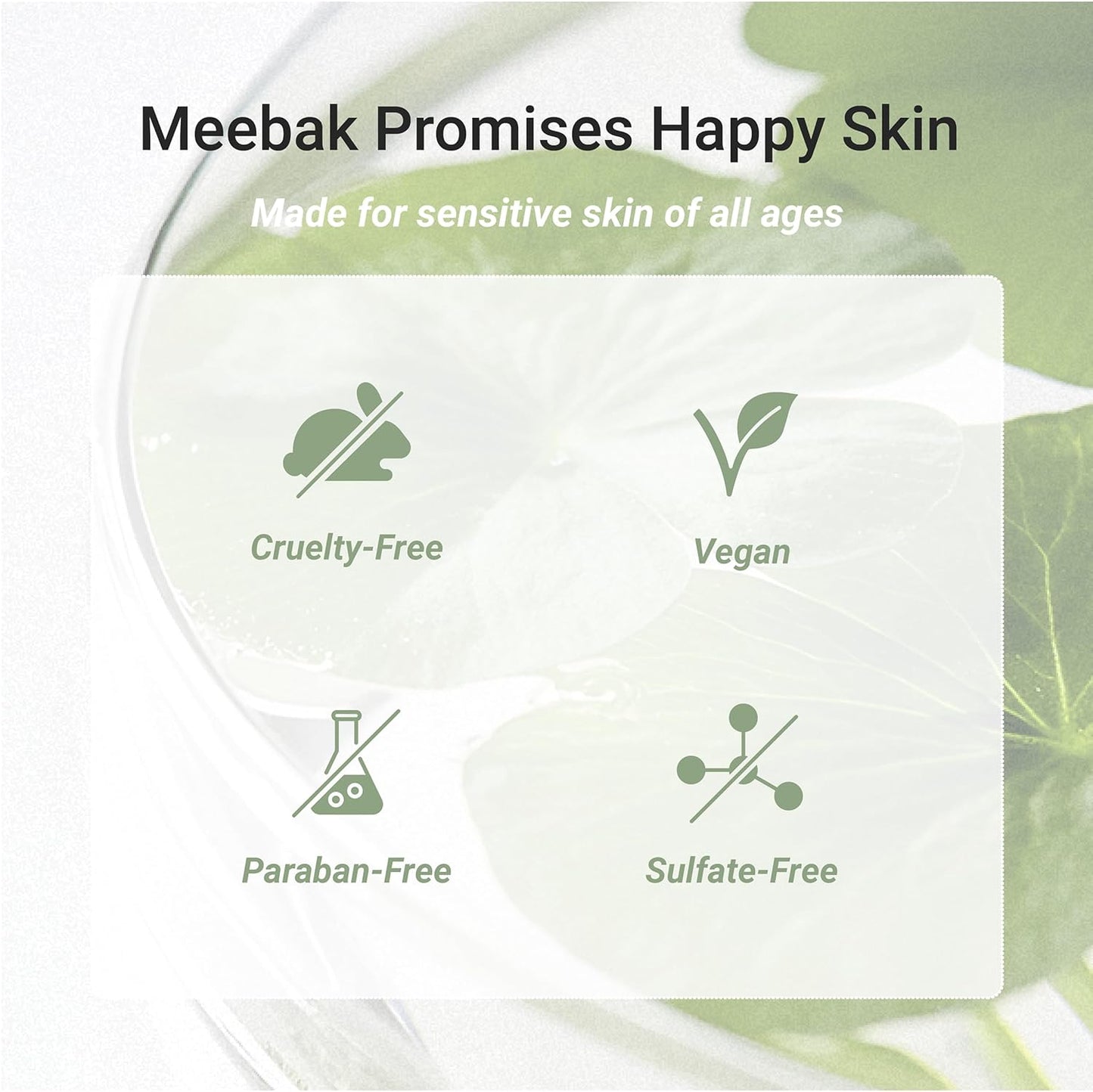 Meebak Korean Vitamin C Serum – Dark Spot Remover, Anti-Aging & Brightening Face Serum with Centella Asiatica, Panthenol & Adenosine