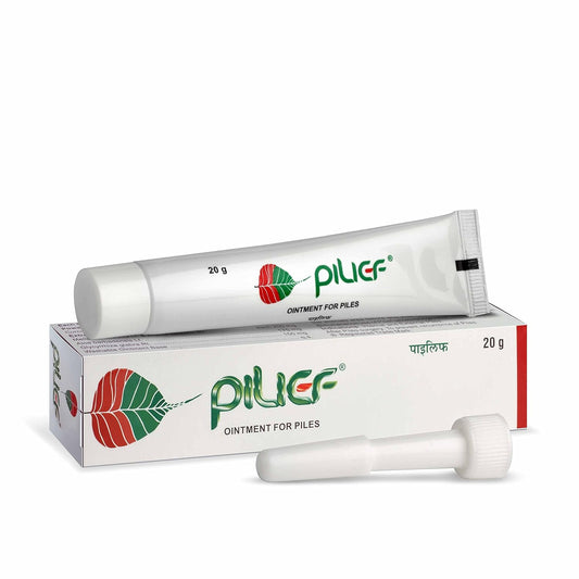 Charak Pilief Ointment – 20g × Pack of 2 | Ayurvedic Relief from Piles Pain & Itching