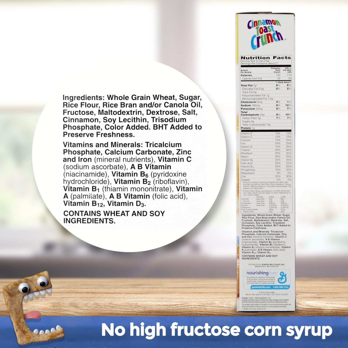 General Mills Cinnamon Toast Crunch, 345g