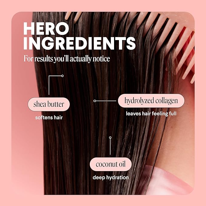 MONDAY Haircare Volume Shampoo & Conditioner Set – For Thin, Fine & Oily Hair – With Coconut Oil, Ginger Extract & Vitamin E – 12 fl oz Each, 2 Pack