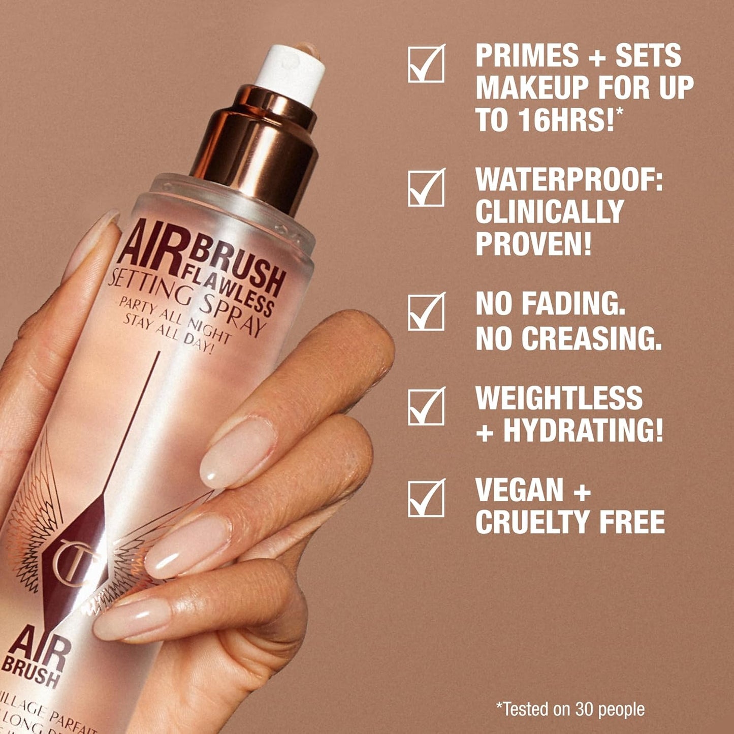 Charlotte Tilbury Airbrush Flawless Setting Spray – 16Hr Hydrating Makeup Mist